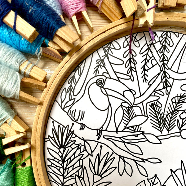 The Jungle Stitchalong, Live Videos on Instagram