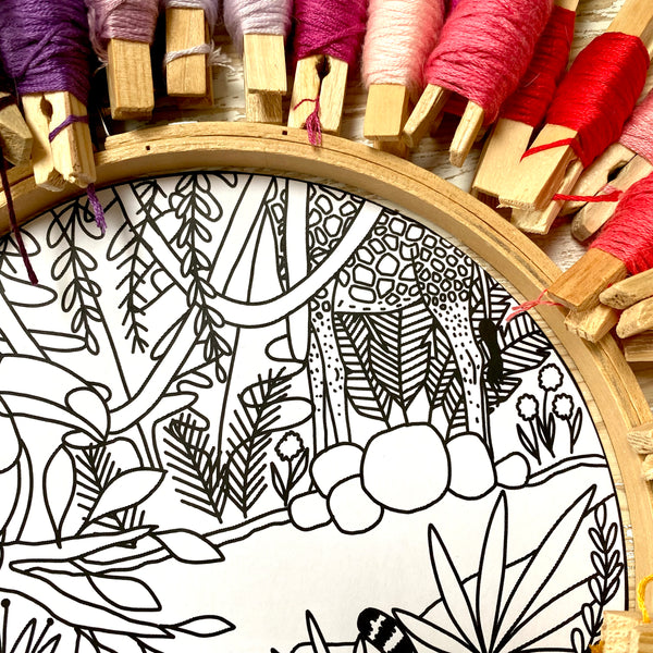 The Jungle Stitchalong, Live Videos on Instagram