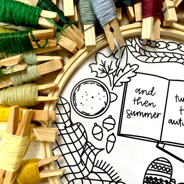 The Changing Seasons Stitchalong, Live Videos on Instagram