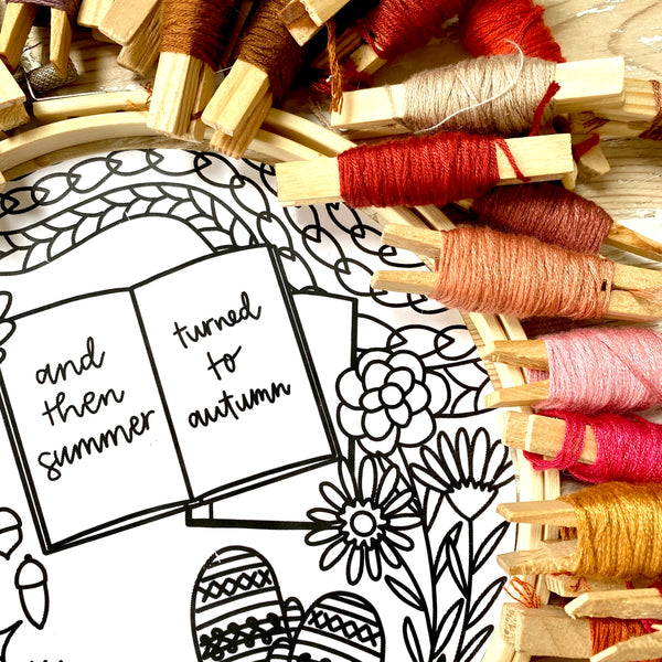 The Changing Seasons Stitchalong, Live Videos on Instagram