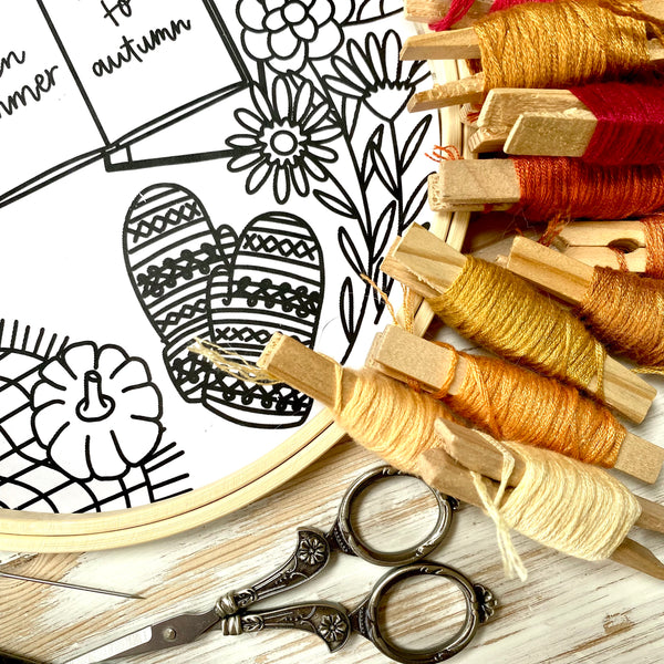 The Changing Seasons Stitchalong, Live Videos on Instagram
