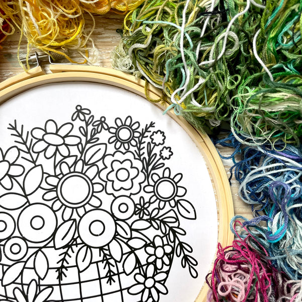 The May Blooms Stitchalong, Live Video Tutorials on Instagram