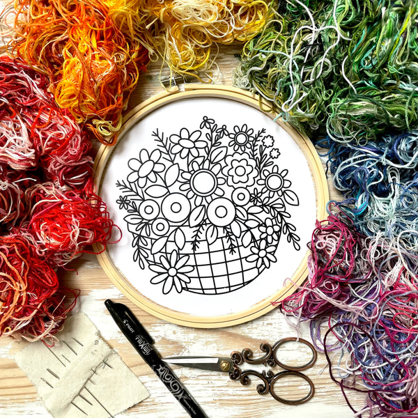 The May Blooms Stitchalong, Live Video Tutorials on Instagram