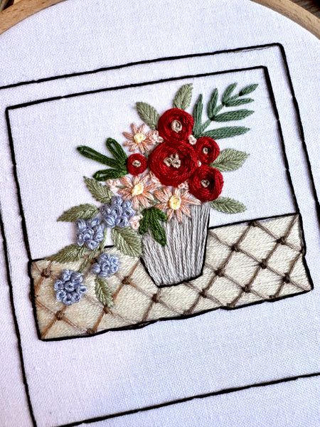 July 2025 Embroidery PDF Pattern  - Re-release