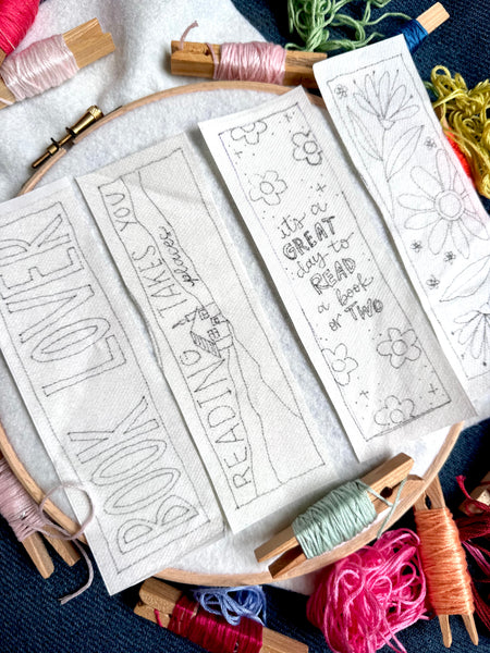 The Bookmarks Stitchalong, Live Video Tutorials on Instagram