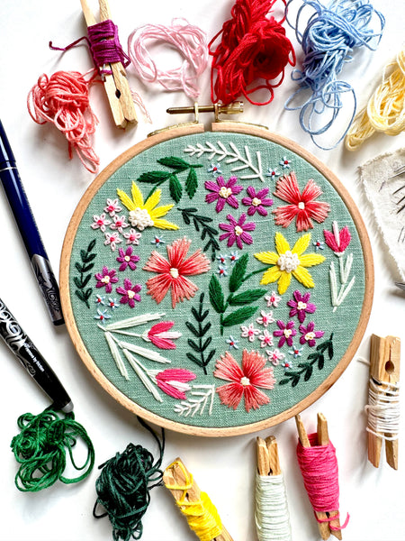 March 2026 Embroidery PDF Pattern  - Re-release