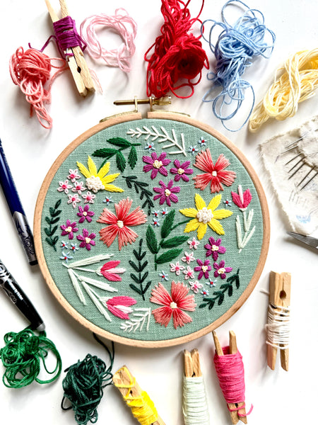 March 2026 Embroidery PDF Pattern  - Re-release