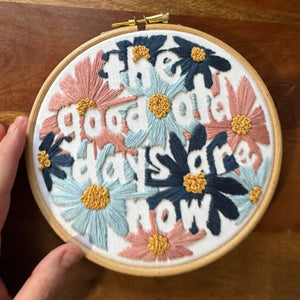 January 2025 Embroidery PDF Pattern  - Re-release