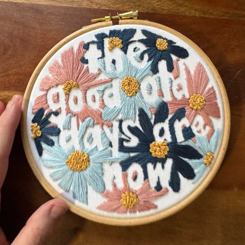 January 2025 Embroidery PDF Pattern  - Re-release