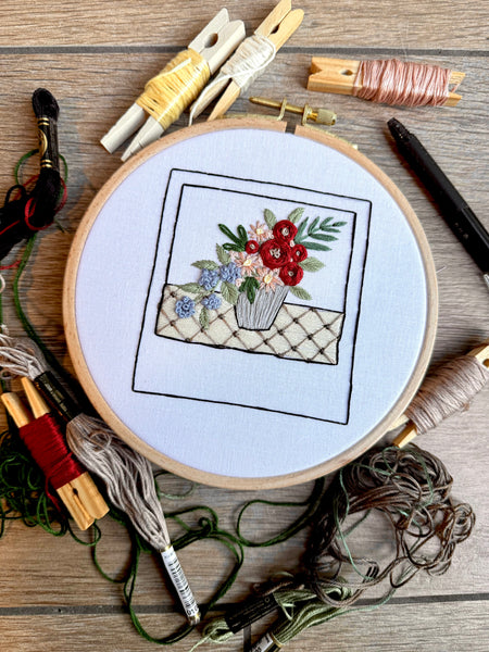 July 2025 Embroidery PDF Pattern  - Re-release