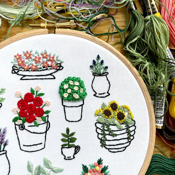 June 2023 Embroidery PDF Pattern  - Re-release