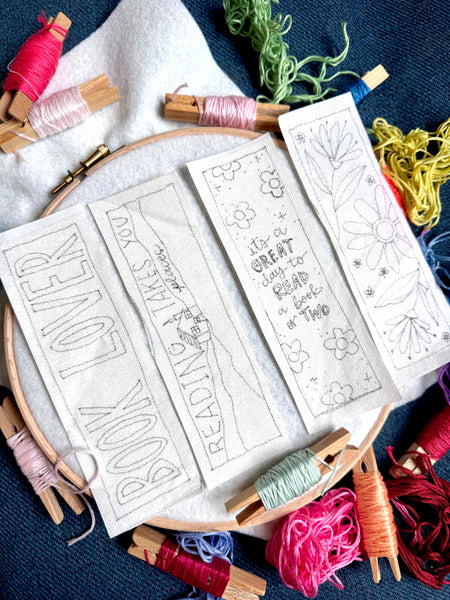 The Bookmarks Stitchalong, Live Video Tutorials on Instagram