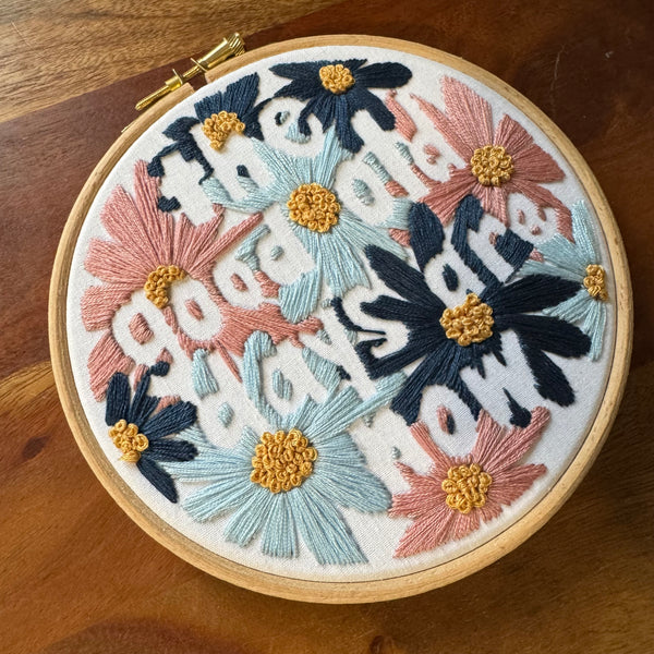 January 2025 Embroidery PDF Pattern  - Re-release