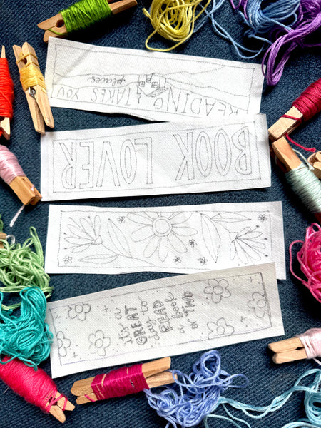 The Bookmarks Stitchalong, Live Video Tutorials on Instagram