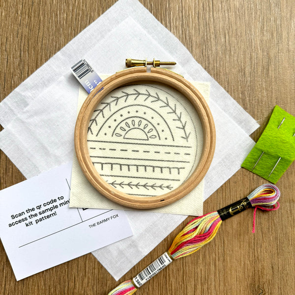 The Sampler 4 inch Embroidery Kit