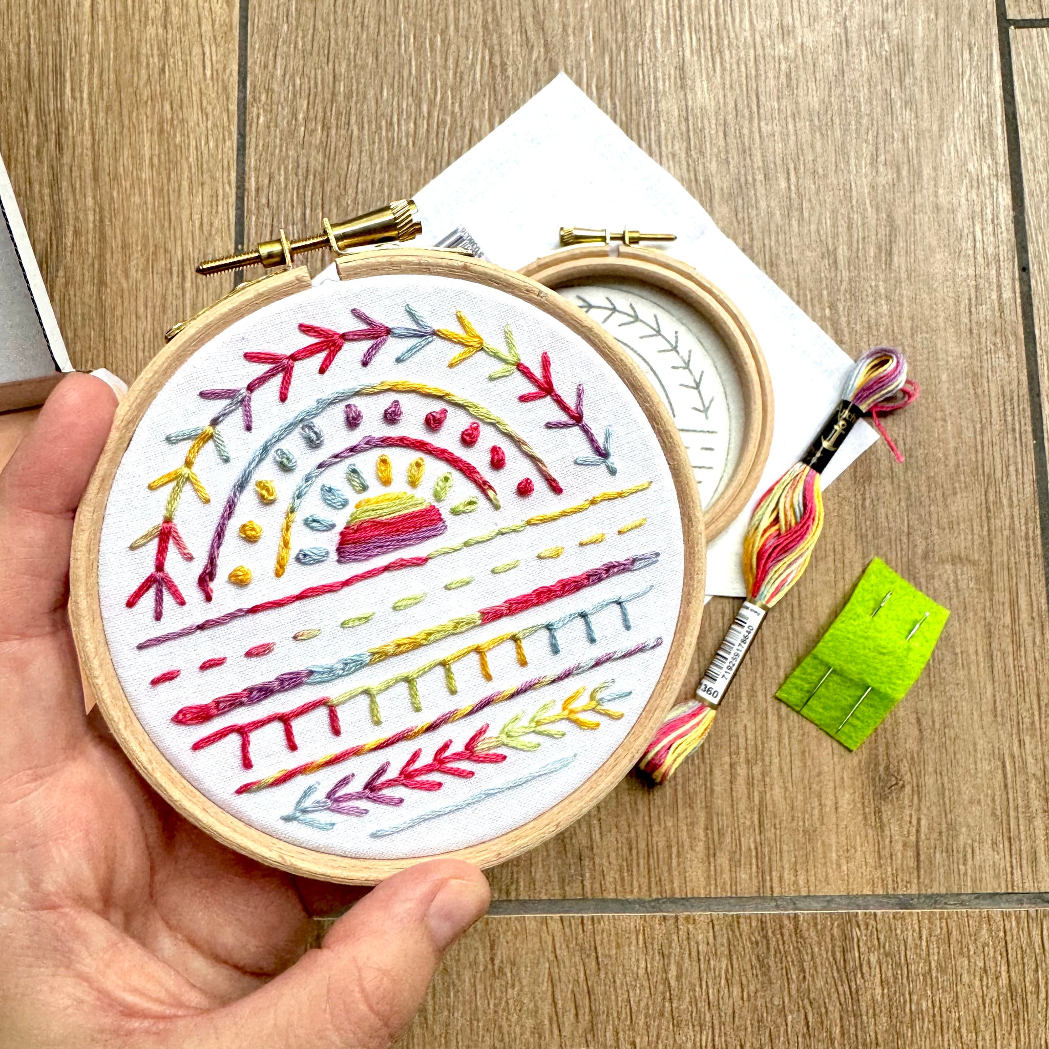 The Sampler 4 inch Embroidery Kit