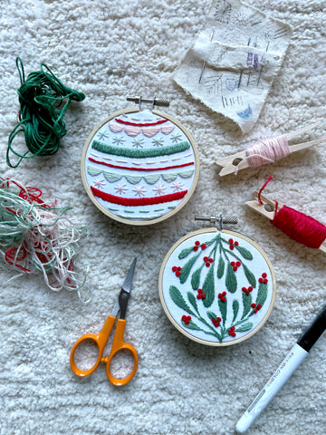 December 2023 Embroidery PDF Pattern  - Re-release