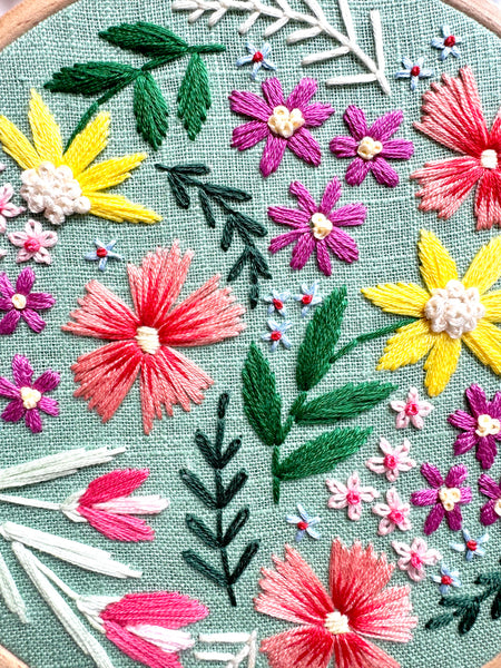 March 2026 Embroidery PDF Pattern  - Re-release