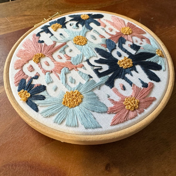 January 2025 Embroidery PDF Pattern  - Re-release
