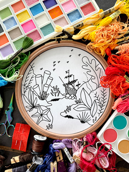Sunken Ship Stitchalong Stitchalong, Live Video Tutorials on Instagram