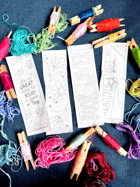 The Bookmarks Stitchalong, Live Video Tutorials on Instagram
