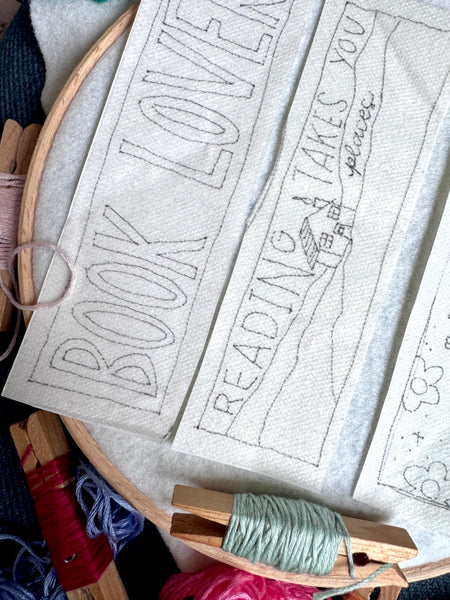 The Bookmarks Stitchalong, Live Video Tutorials on Instagram