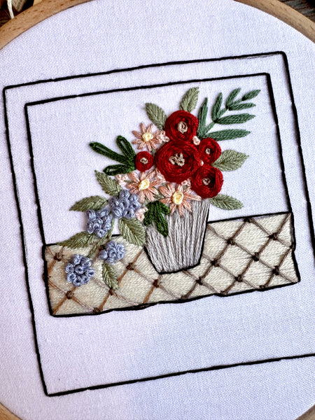 July 2025 Embroidery PDF Pattern  - Re-release