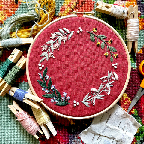October 2023 Embroidery PDF Pattern  - Re-release