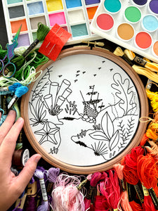 Sunken Ship Stitchalong Stitchalong, Live Video Tutorials on Instagram