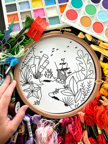 Sunken Ship Stitchalong Stitchalong, Live Video Tutorials on Instagram