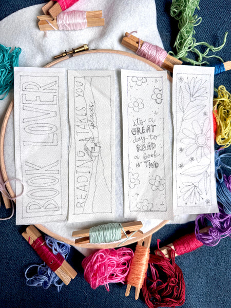The Bookmarks Stitchalong, Live Video Tutorials on Instagram