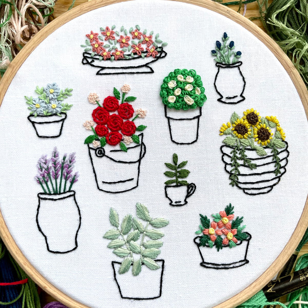 June 2023 Embroidery PDF Pattern  - Re-release