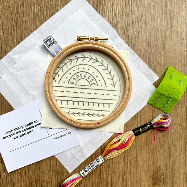 The Sampler 4 inch Embroidery Kit