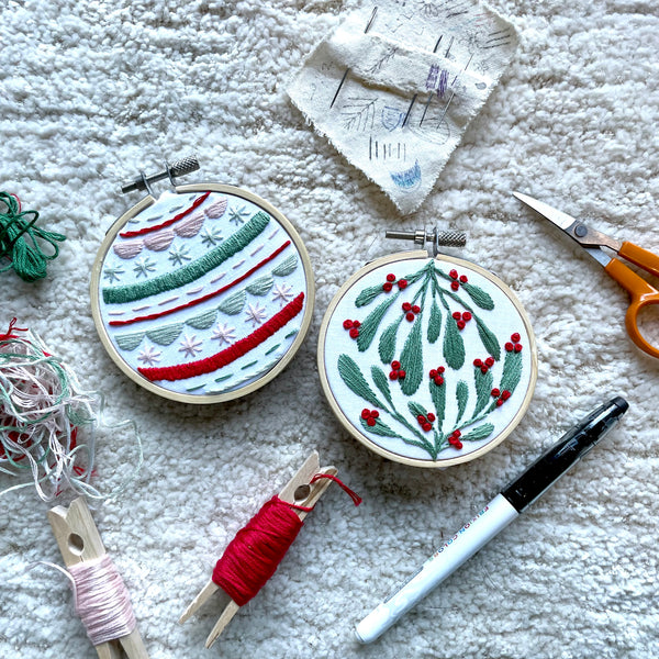 December 2023 Embroidery PDF Pattern  - Re-release