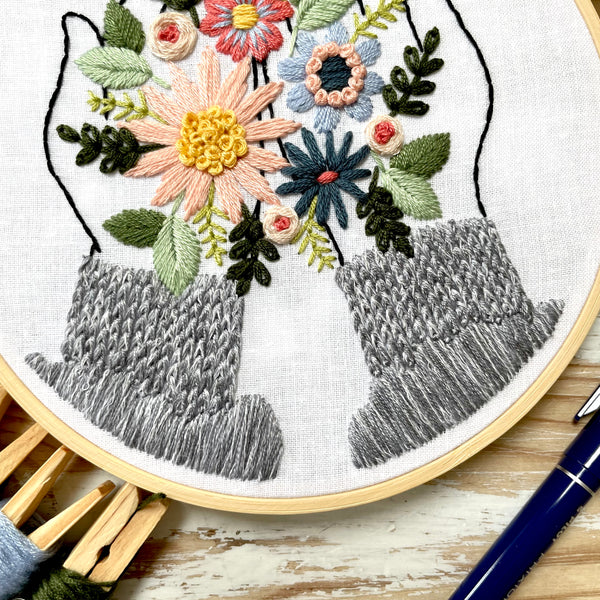 July 2022 Embroidery PDF Pattern  - Re-release