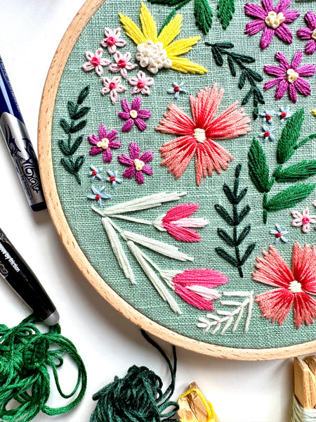 March 2026 Embroidery PDF Pattern  - Re-release