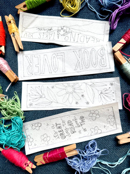 The Bookmarks Stitchalong, Live Video Tutorials on Instagram