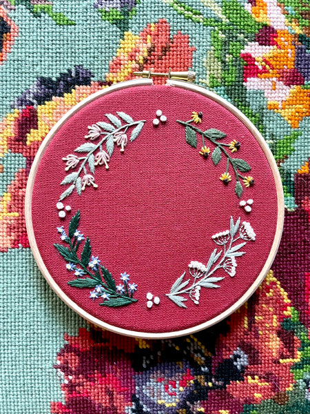 October 2023 Embroidery PDF Pattern  - Re-release