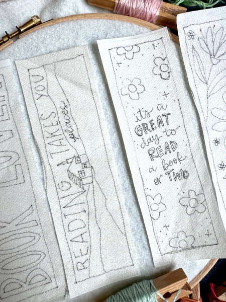 The Bookmarks Stitchalong, Live Video Tutorials on Instagram