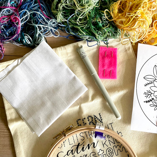 Flowers For Days Embroidery Kit