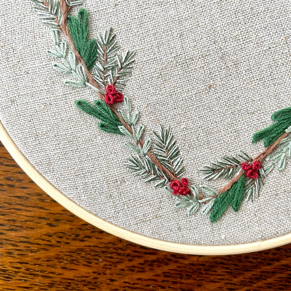 December 2022 Embroidery PDF Pattern  - Re-release