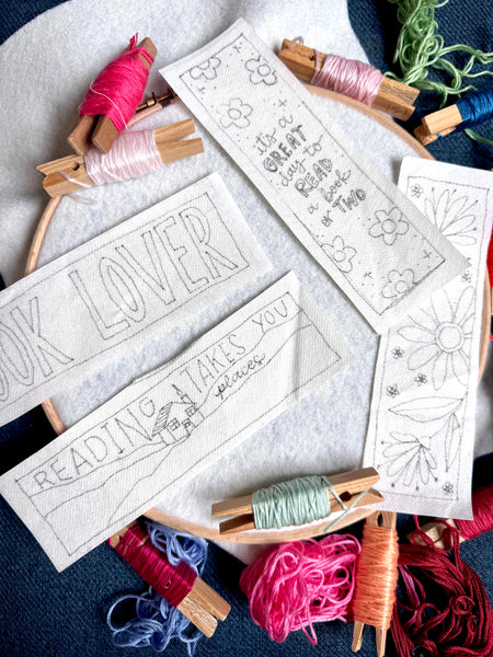 The Bookmarks Stitchalong, Live Video Tutorials on Instagram