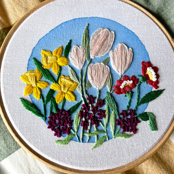 March 2024 Embroidery PDF Pattern  - Re-release