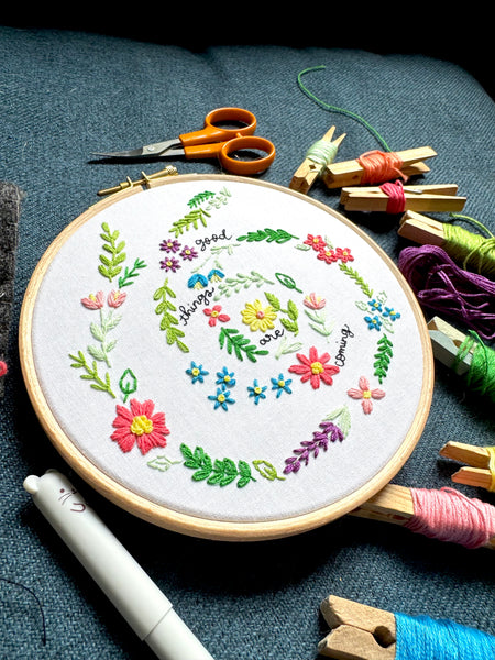 June 2026 Pattern of the Month Club - A Digital Embroidery Pattern Subscription