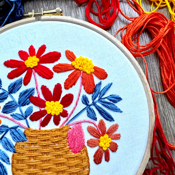 June 2024 Embroidery PDF Pattern  - Re-release