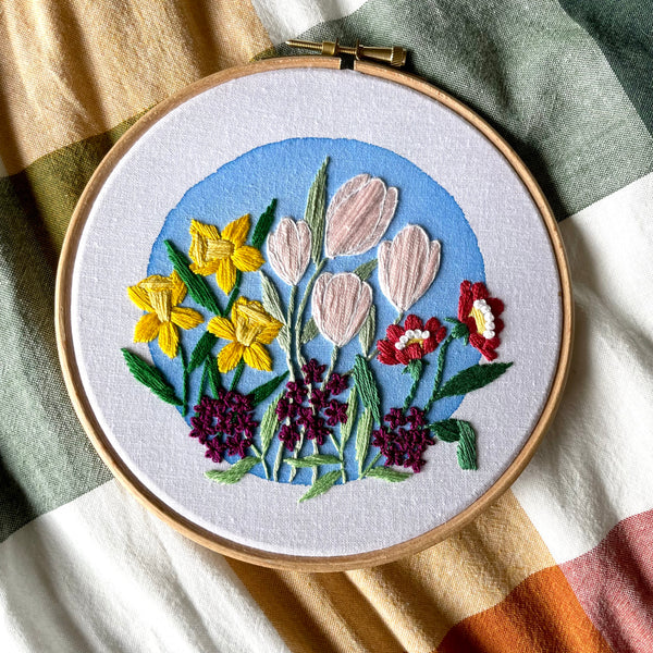 March 2024 Embroidery PDF Pattern  - Re-release