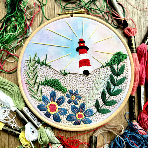 July 2024 Embroidery PDF Pattern  - Re-release