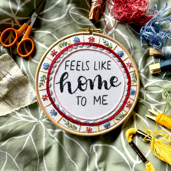 June 2025 Embroidery PDF Pattern  - Re-release