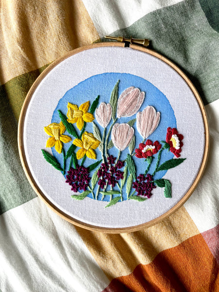 March 2024 Embroidery PDF Pattern  - Re-release