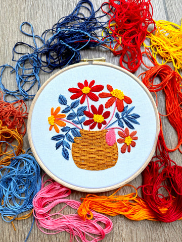 June 2024 Embroidery PDF Pattern  - Re-release